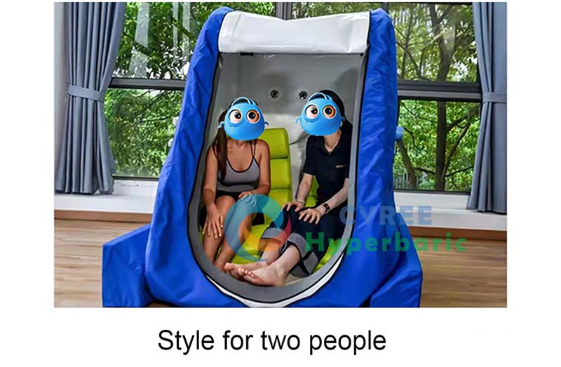 Cámara hiperbárica de oxígeno inflable a la venta Cámara de presión de aire para la longevidad