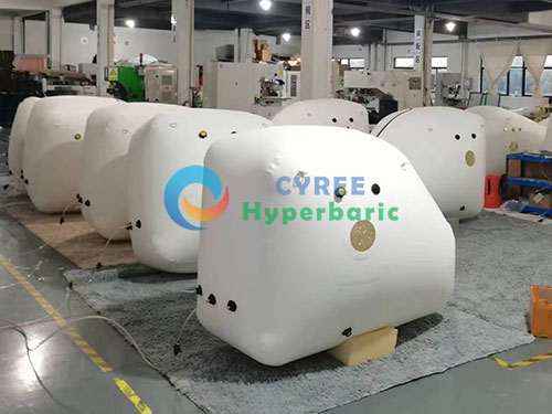 cámaras de oxígeno hiperbárico para pacientes sentados